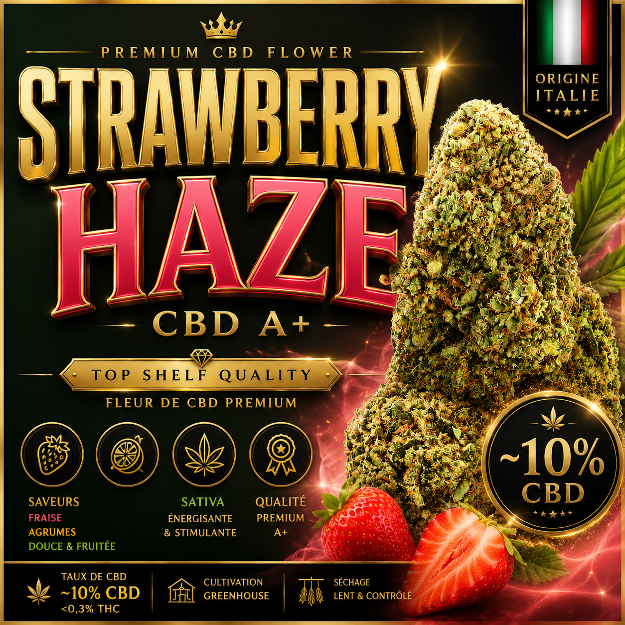 Strawberry Haze CBD 🍓